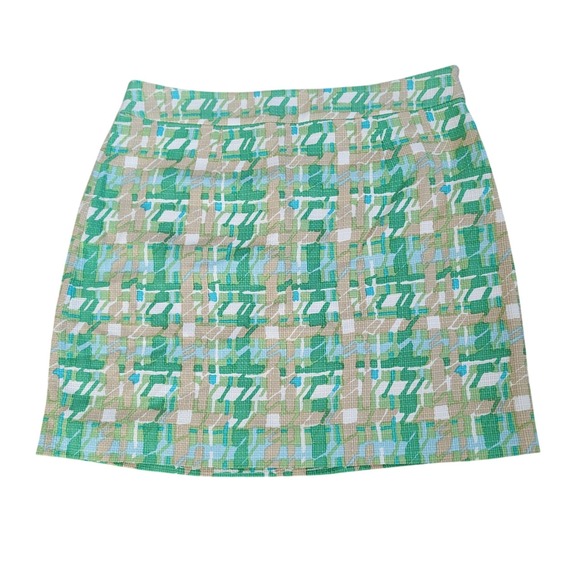 Kate Spade New York Dresses & Skirts - Kate Spade New York Green Plaid Skirt the Rules Mini Skirt Preppy Summer 12 NEW